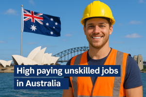 High paying unskilled jobs in Australia
