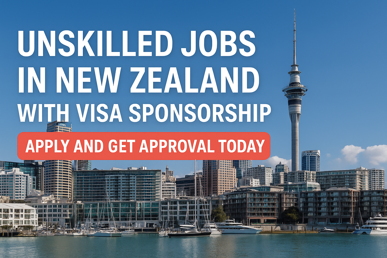Unskilled jobs in New Zealand